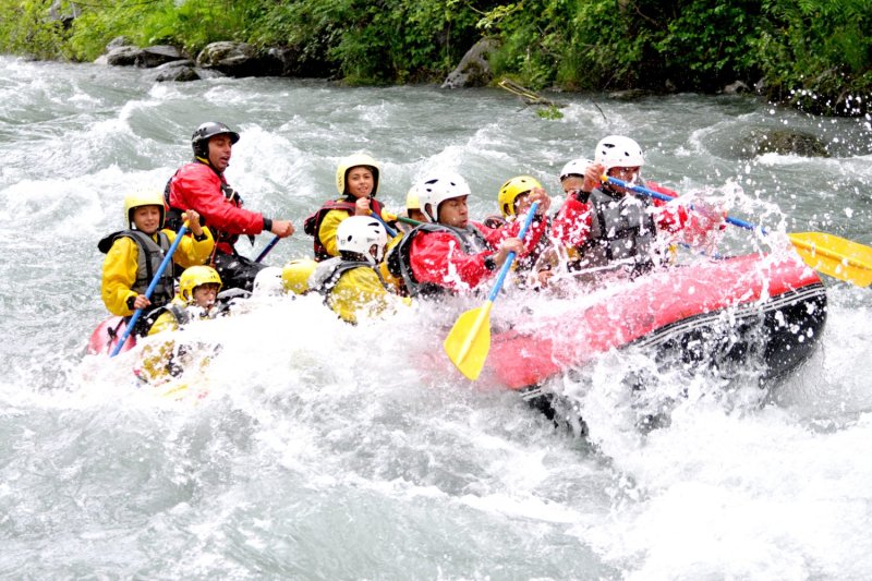 Activité : Rafting, hydrospeed et hotdog