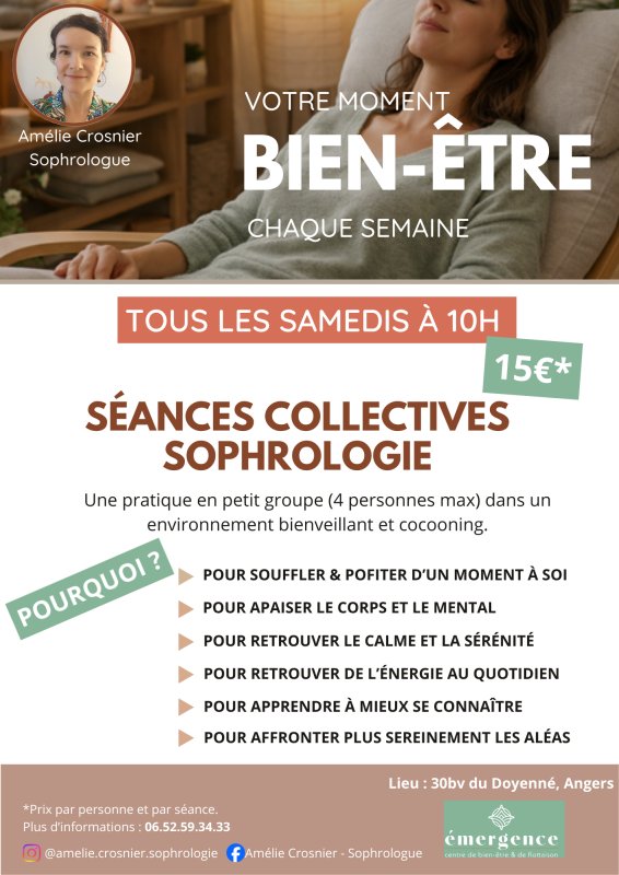 Activité : Ateliers collectifs sophrologie