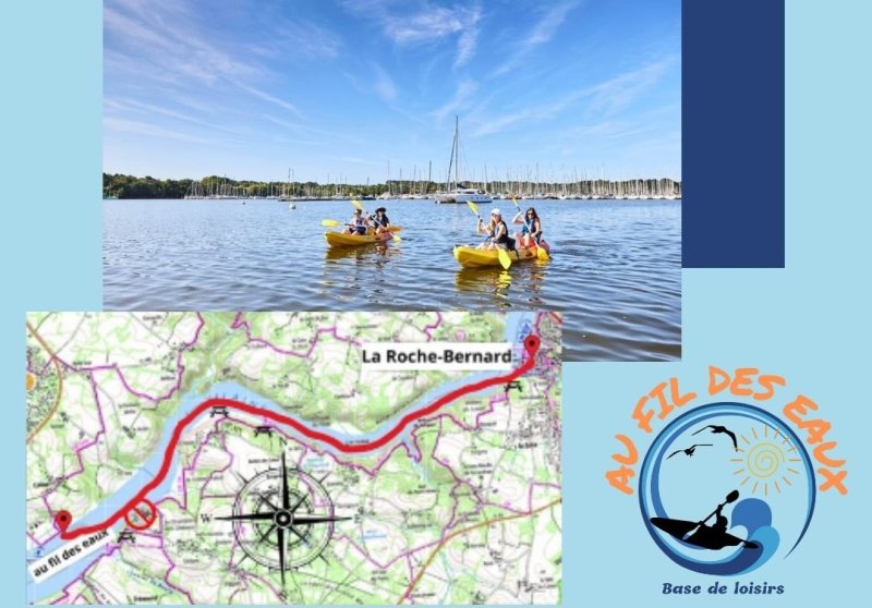 Activité : Balade en canoë-kayak sur le fleuve de la Vilaine