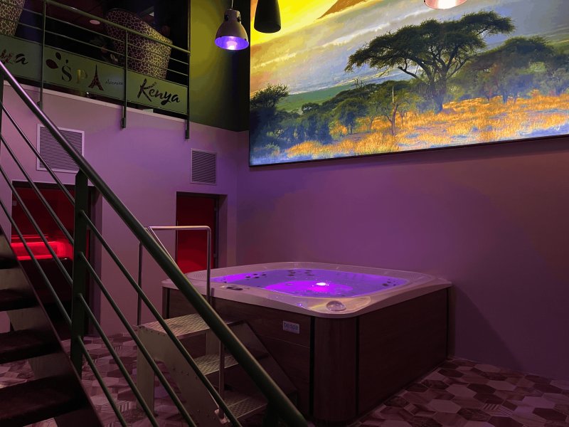 Activité : Espaces de détente privatifs avec jacuzzi, sauna et hammam