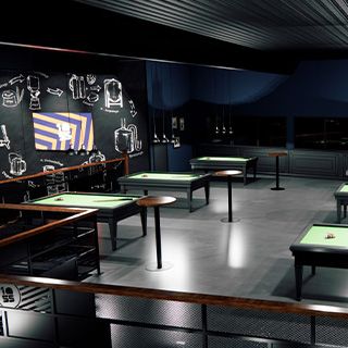 Photo : Salle de billard