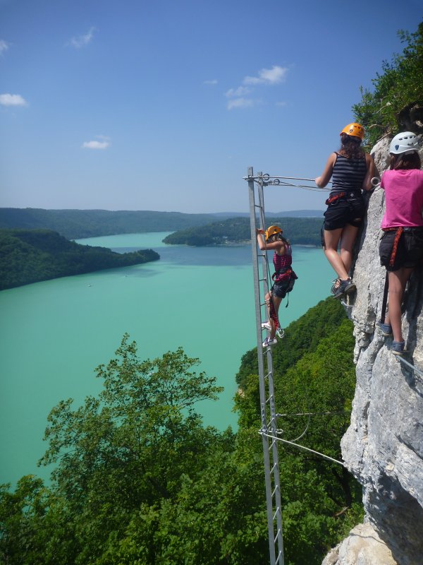 Photo : Via Ferrata / Lac de Vouglans