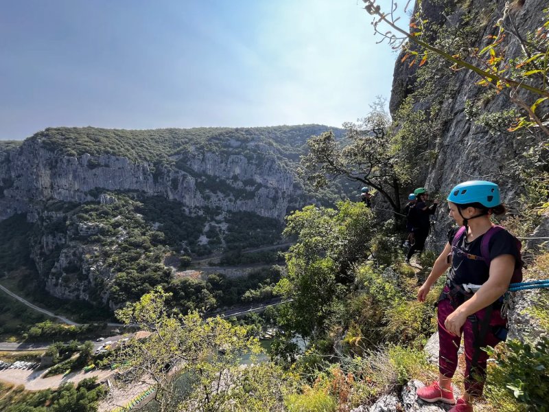 Activité : Via ferrata du Rocher de Sion