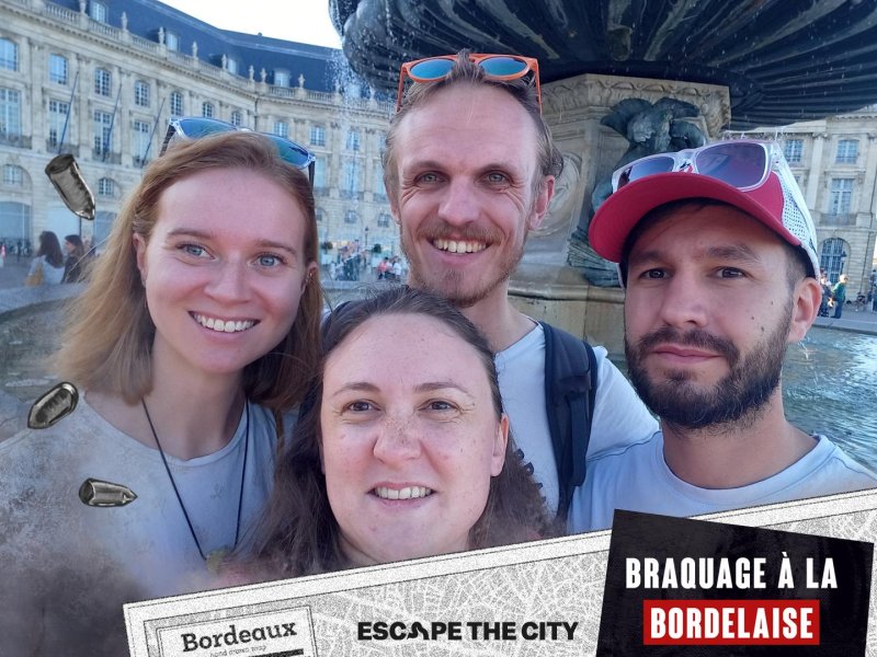 Photo : Escape Game Extérieur Bordeaux - Braquage à la Bordelaise