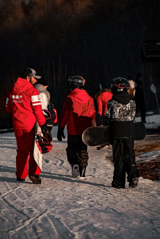 Photo : Cours de Snowboard
