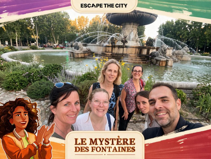 Photo : Escape Game Extérieur Aix-en-Provence - Le mystère des fontaines