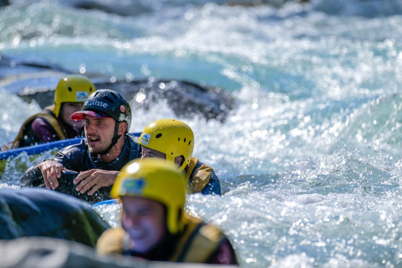 Photo : Nage en eau vive Ubaye