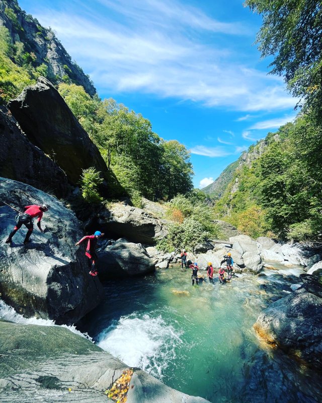 Photo : Canyoning de l'Eau Rousse