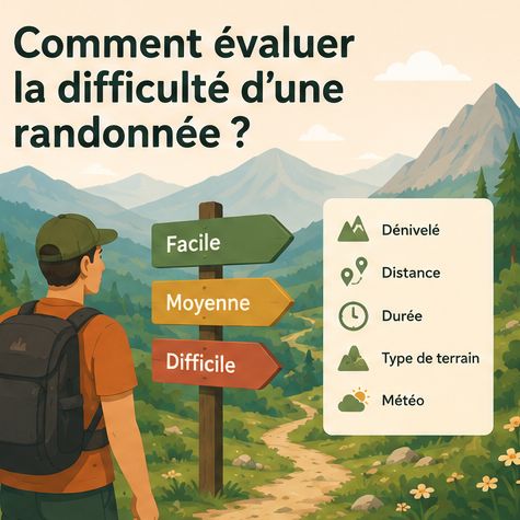 Comment évaluer la difficulté d’une randonnée ?