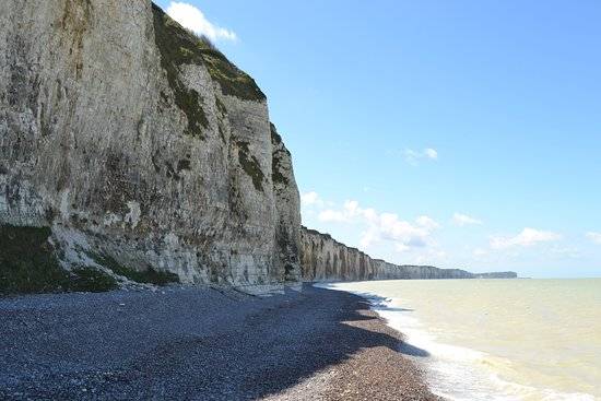 Photo : La Plage et falaise de Veules-les-Roses