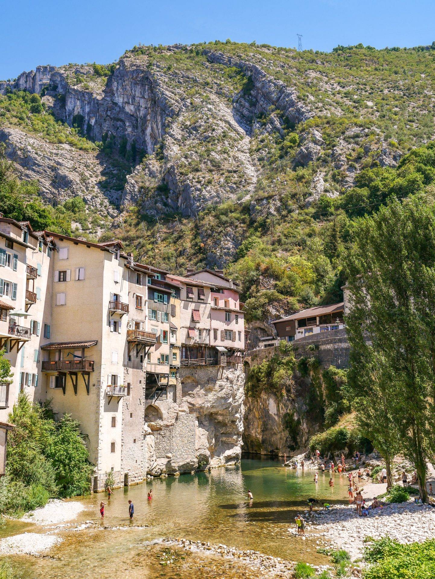 Photo de les maisons suspendues