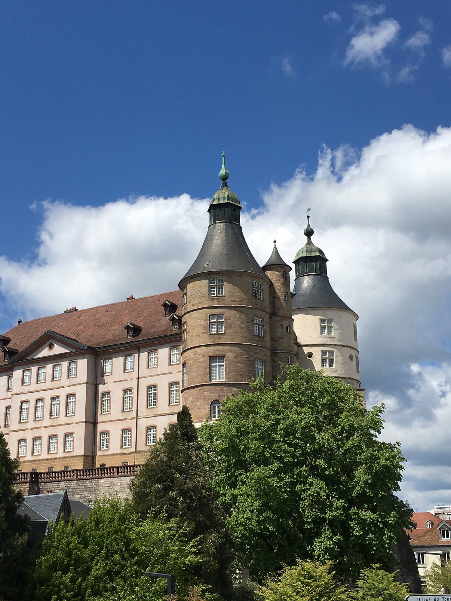 Photo : Le château Montbéliard Wurtemberg