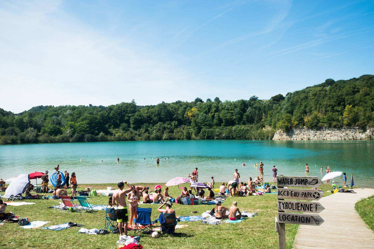 Photo : Plage du Lac des Arroques