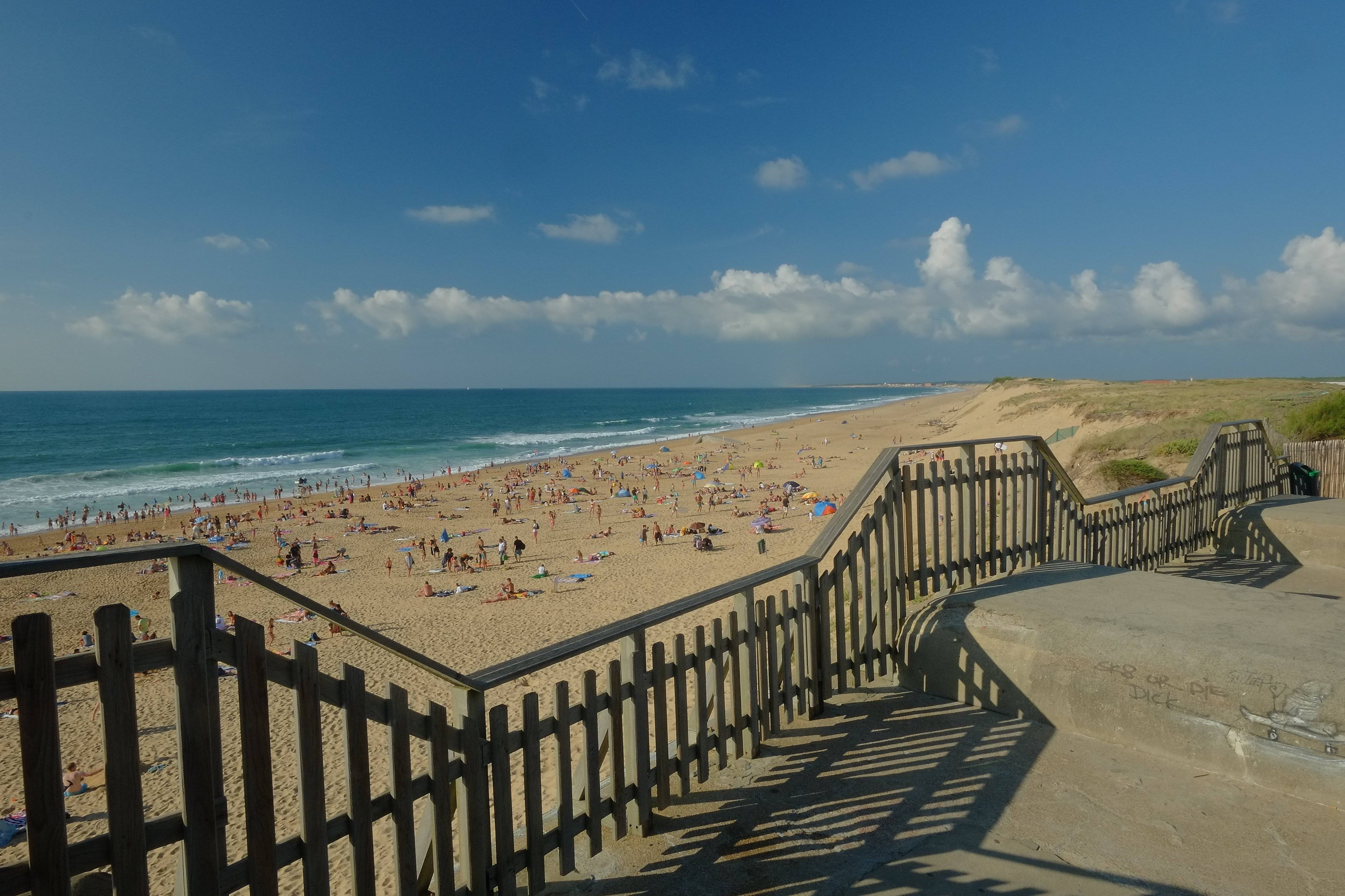 Photo : Plage Centrale de Labenne