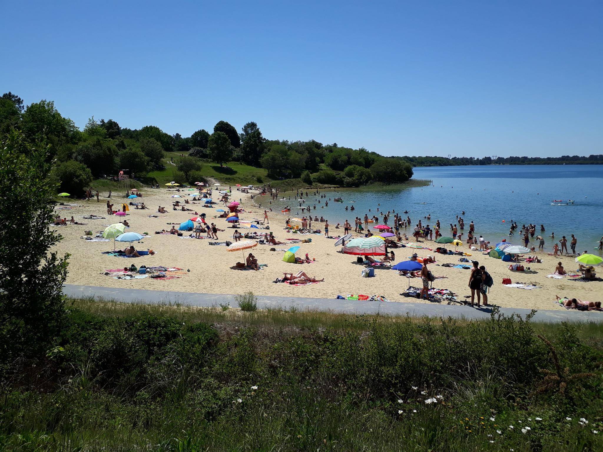 Photo : Plage du lac d'Arjuzanx