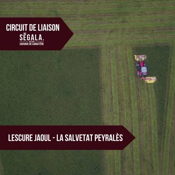 Randonnée : circuit de liaison VTT VAE - Lescure Jaoul  /  La Salvetat Peyralès