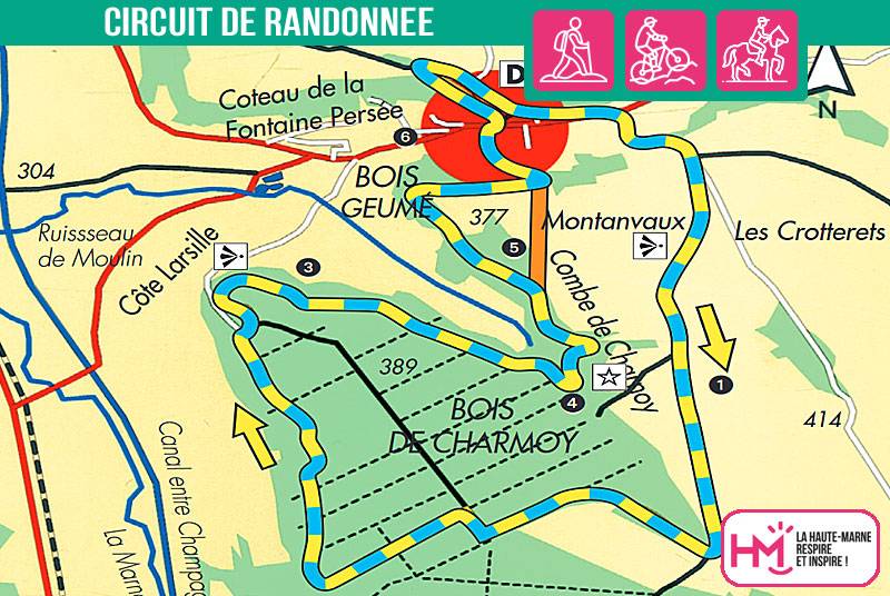 Randonnée : Les Caivottes - PR N°92