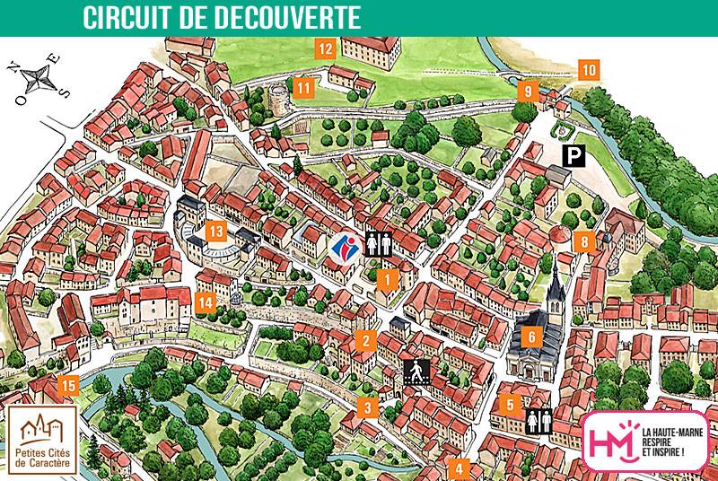 Randonnée : Circuit de découverte de Châteauvillain, Petite Cité de Caractère