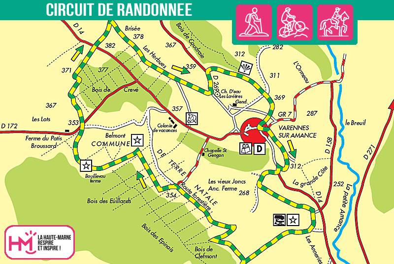 Randonnée : Saint-Gengoulph - PR N° 8