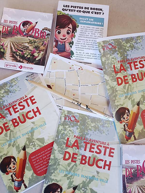 Randonnée : Les Pistes de Robin : les trésors du centre-ville de La Teste-de-Buch (version FALC)
