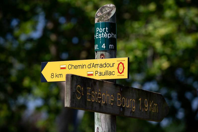 Randonnée : Chemin d'Amadour : étape 3 de Saint-Christoly-Médoc à Pauillac