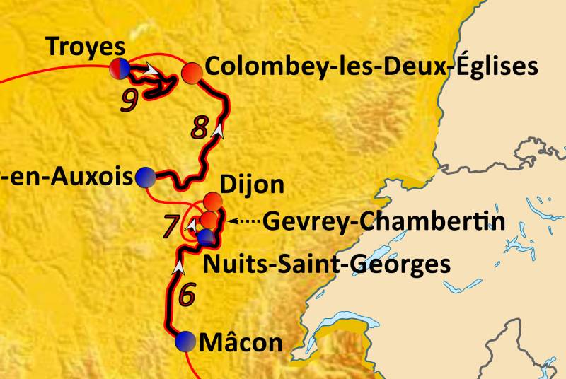 Randonnée : Tour de France 2024 - Etape N°8