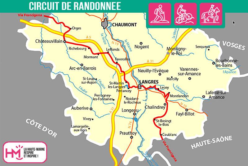 Randonnée : Viafrancigena - GR145®