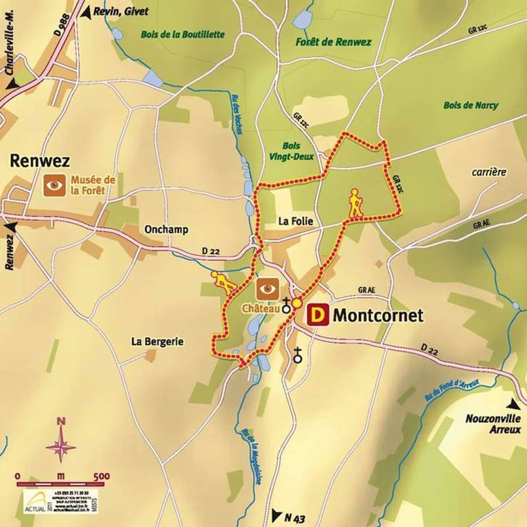 Randonnée : Le circuit des Seigneurs de Croy