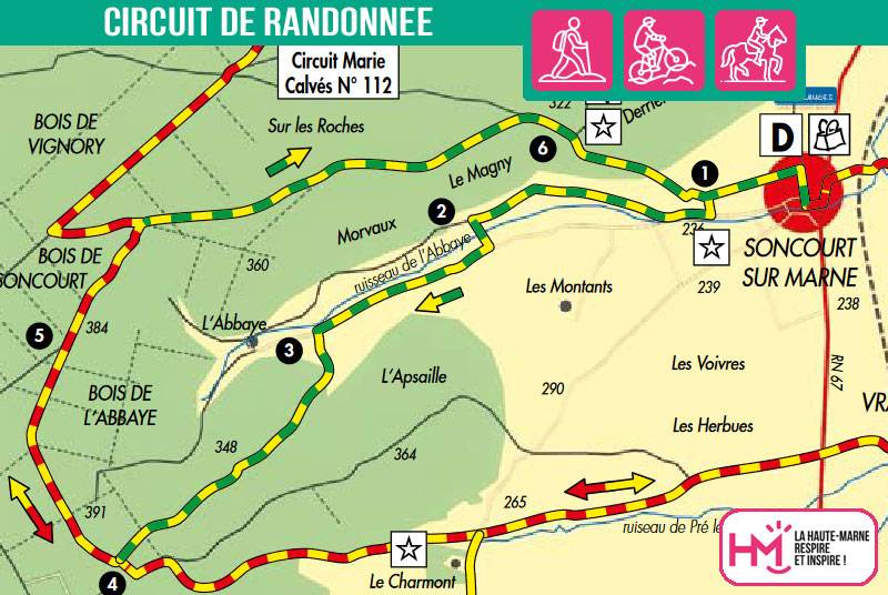 Randonnée : L'abbaye de la Genevroye - PR N°110