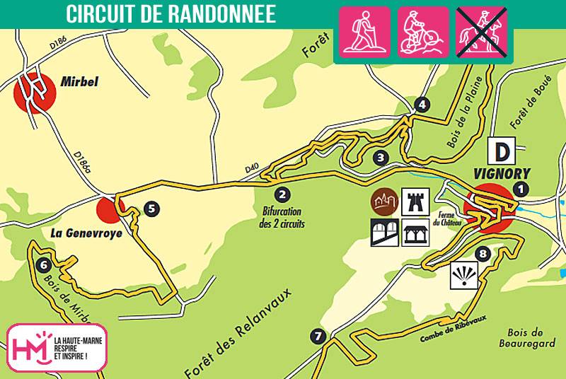 Randonnée : VTT sport Vignory