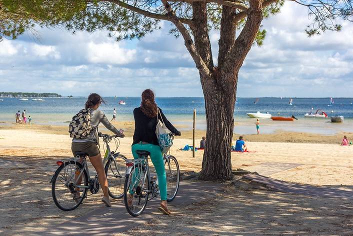 Randonnée : Tour de Gironde à vélo : étape 9 - Lacanau Océan / Hourtin Plage