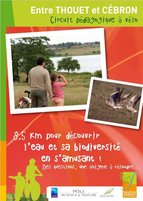 Randonnée : Boucle vélo en vallée du Thouet : Entre Thouet et Cébron - Circuit pédagogique à vélo