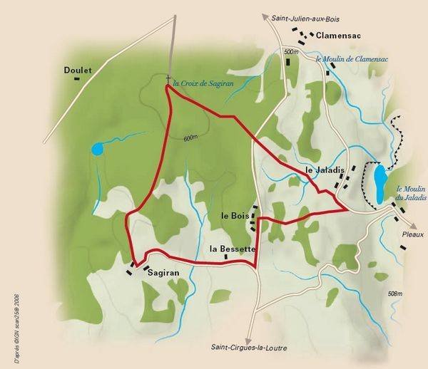 Randonnée : La croix de Sagiran