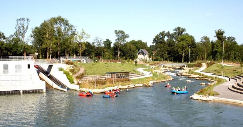 Randonnée : Balade à Roulettes n°8 : Le stade d'eaux vives de Pau