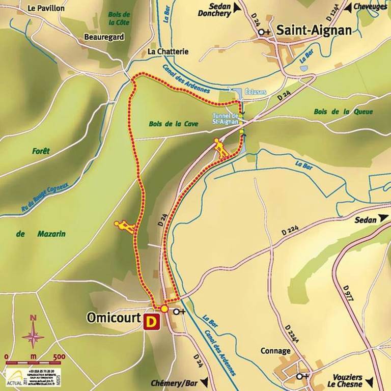Randonnée : Le Tunnel de Saint Aignan
