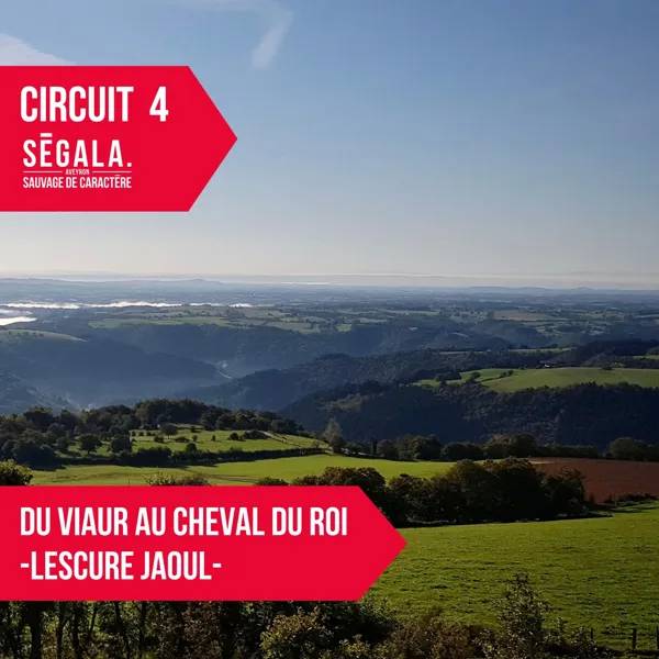 Randonnée : circuit VTT VAE - Du Viaur au cheval du roi - Lescure Jaoul