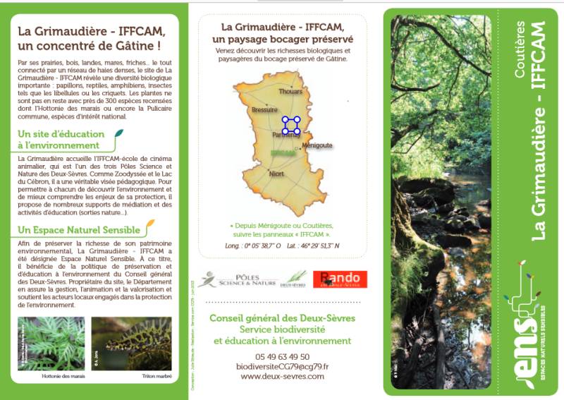 Randonnée : Sentier d'Interprétation de la Grimaudière - IFFCAM