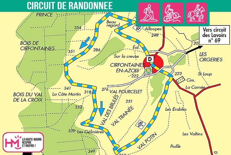 Randonnée : Les trois vallons - PR N°23