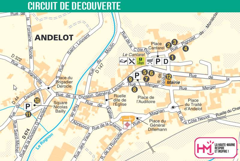 Randonnée : Circuit de découverte d'Andelot-Blancheville : Les Fresques