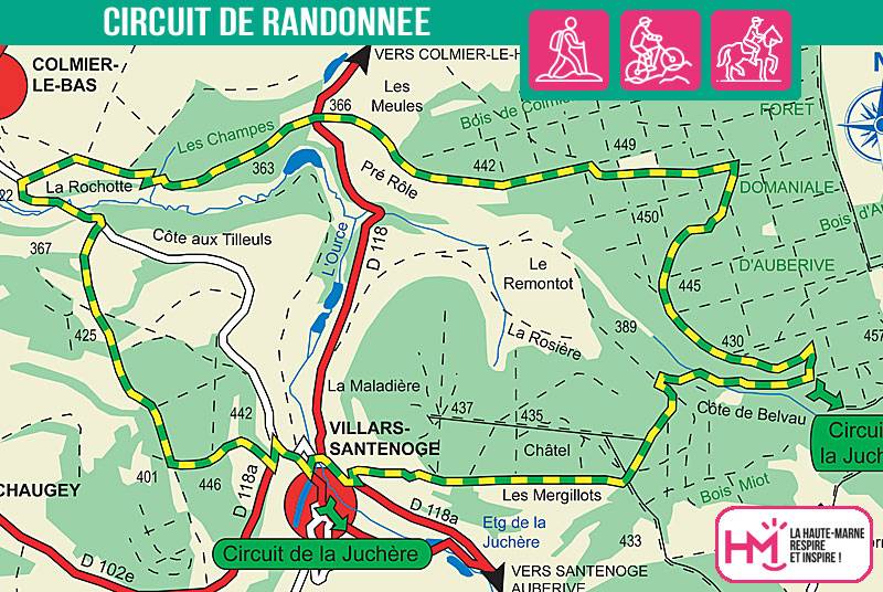 Randonnée : L'Ource - PR N°93