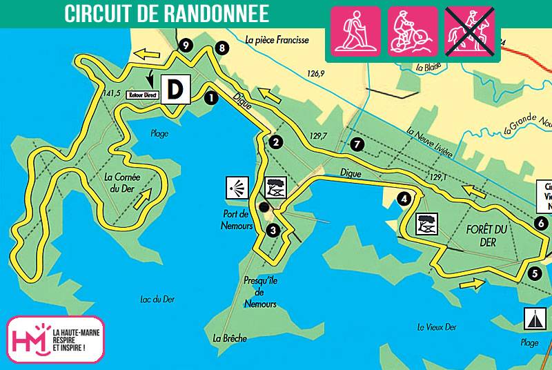Randonnée : De presqu'île en presqu'île - PR N°104