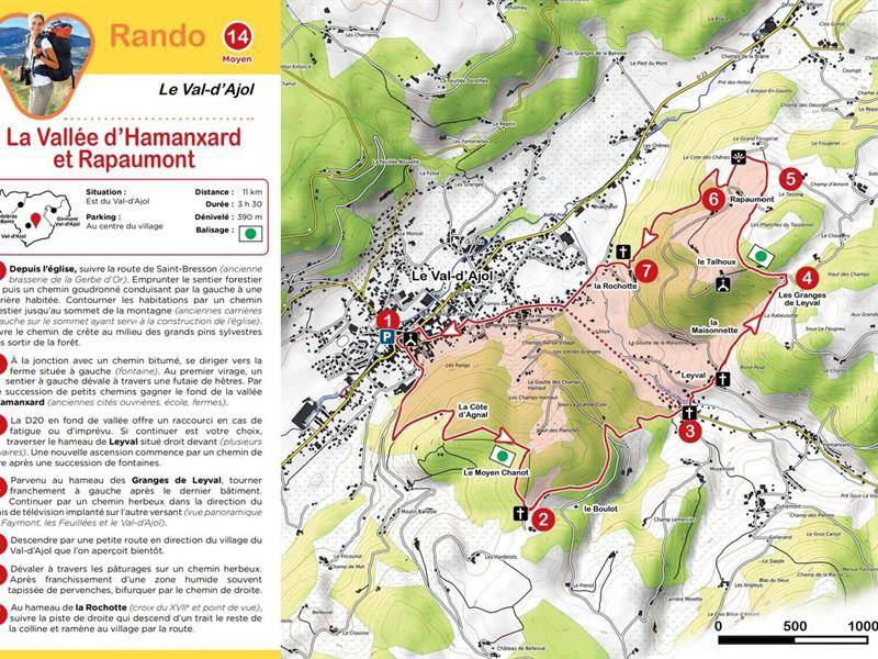 Randonnée : Randonnée - la vallée d'hamanxard et rapaumont