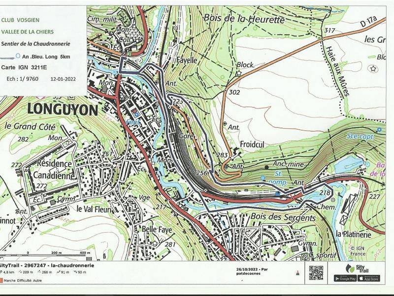 Randonnée : Sentiers cyclo-pédestre Longuyon