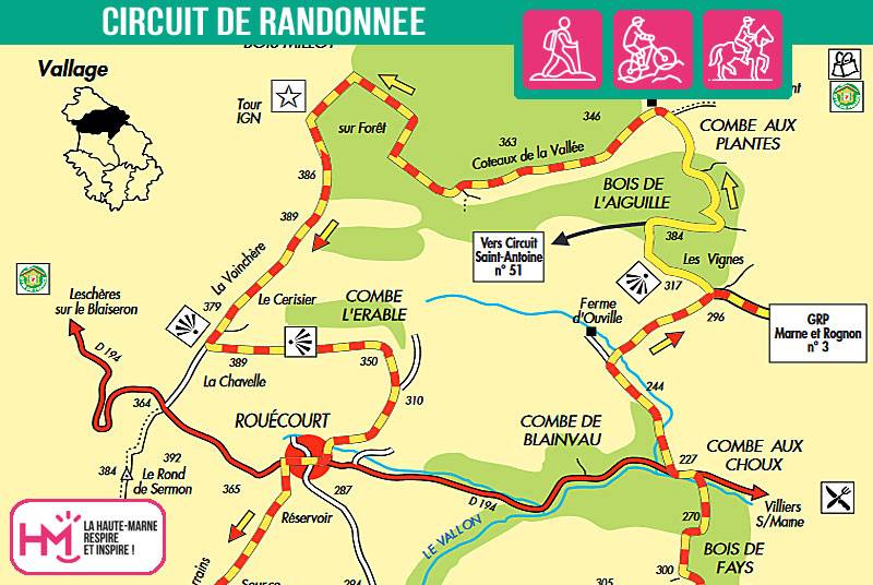 Randonnée : Les plateaux - PR N°4