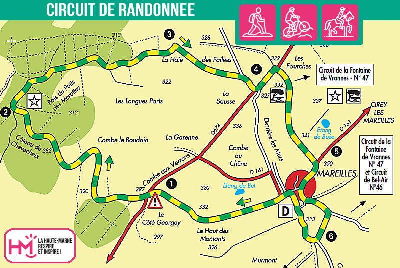 Randonnée : Le puits des Mérottes - PR N°45
