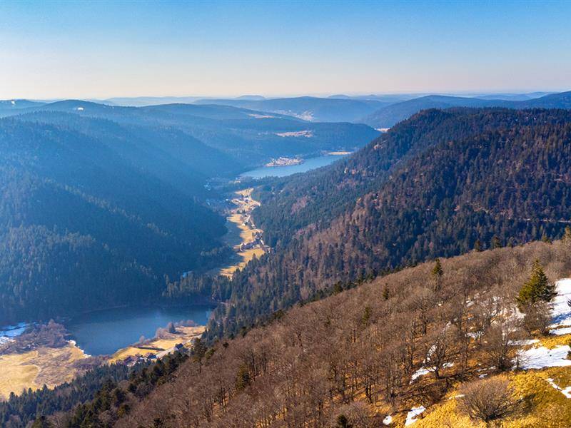 Randonnée : Circuit trail Gérardmer n°8 (rouge) - Hautes Chaumes et lacs
