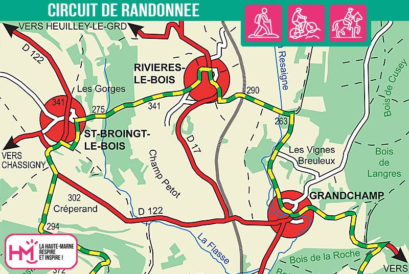 Randonnée : Le vallon de la Resaigne - PR N°78
