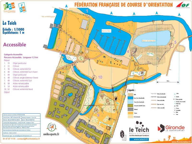 Randonnée : Espace sportif d'orientation accessible