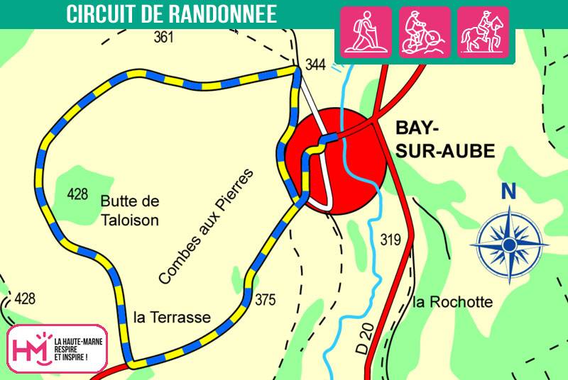 Randonnée : Tour de la butte de Taloison - PR N°77