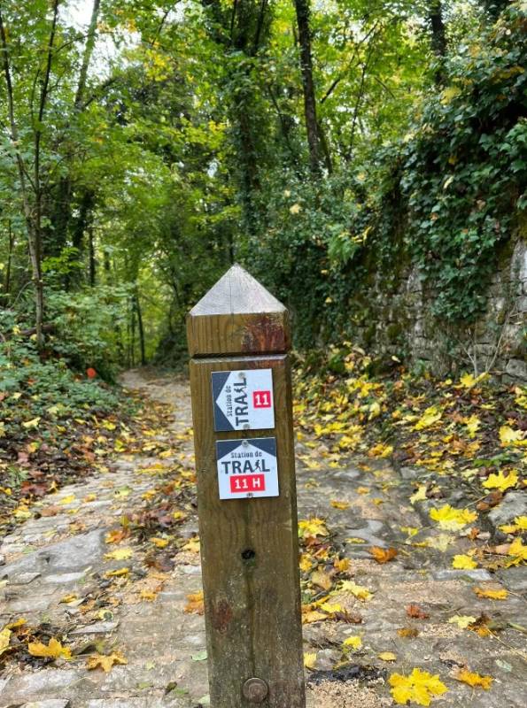 Randonnée : De lavoirs en châteaux / version hiver - Station de Trail